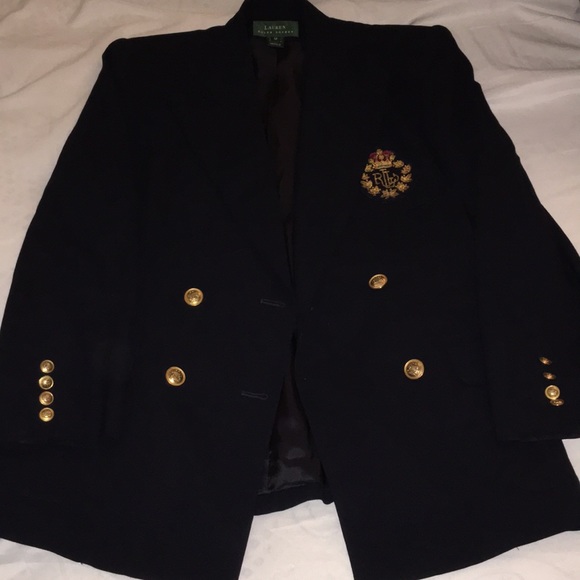 ralph lauren emblem blazer
